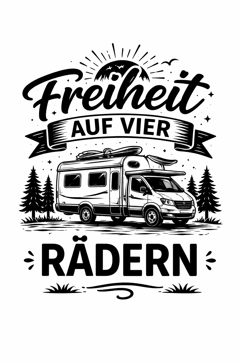 Caravan-Aufkleber