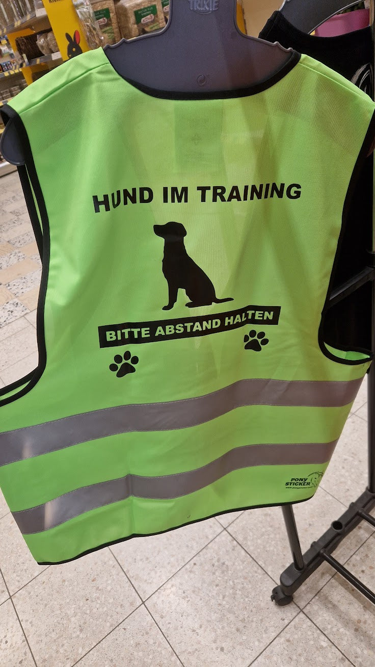 Warnweste "Hund im Training"
