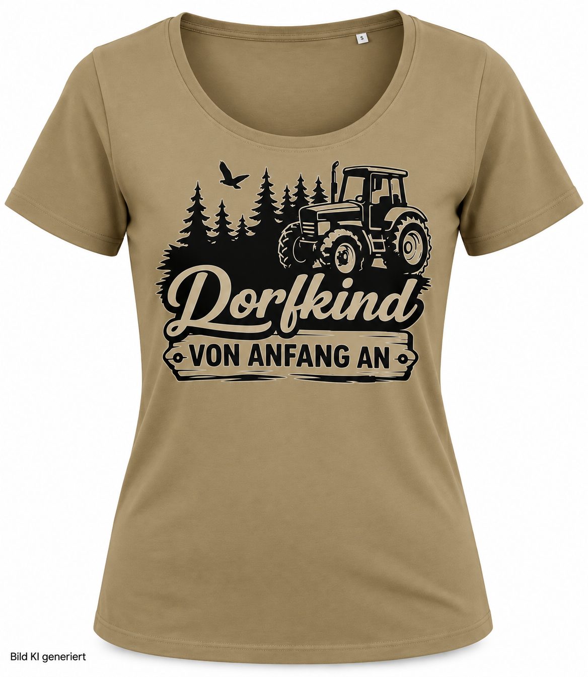 T-Shirt "Dorfkind von Anfang an"