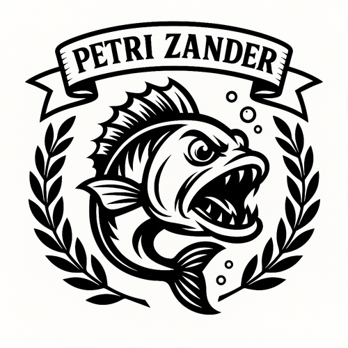 Angler T-Shirt „Petri Zander“ – Zander Shirt für Raubfisch-Angler & Profis
