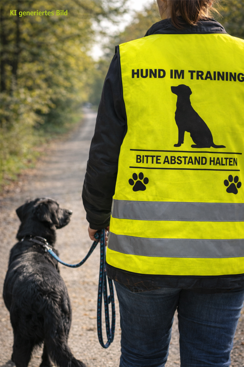 Warnweste "Hund im Training"
