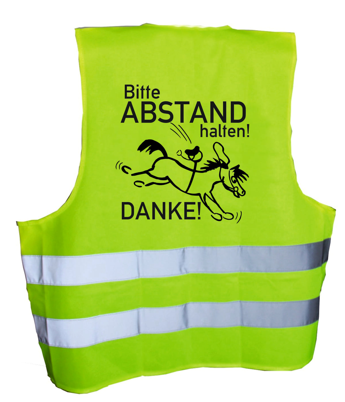 Warnweste "Bitte Abstand"